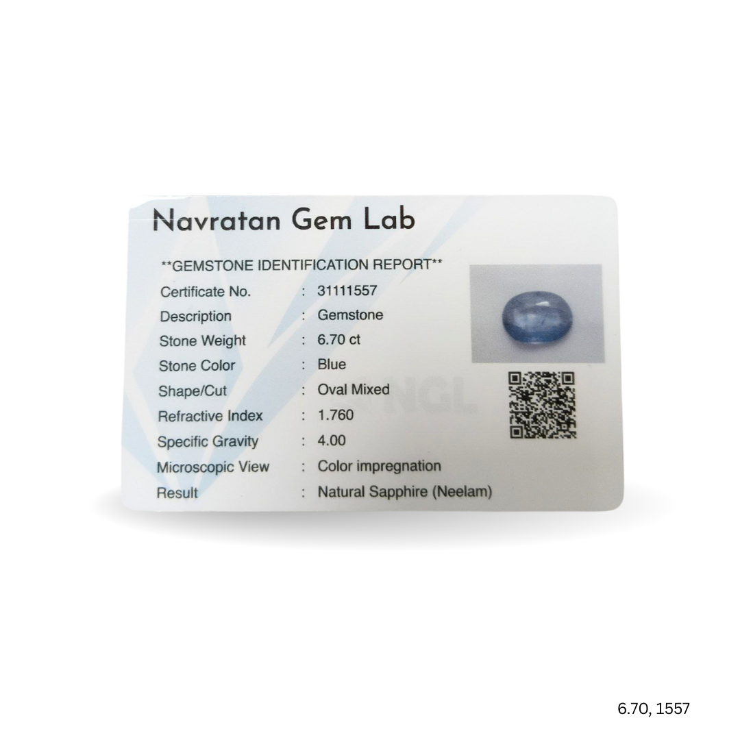6.70 CARAT NEELAM (GRADE A)