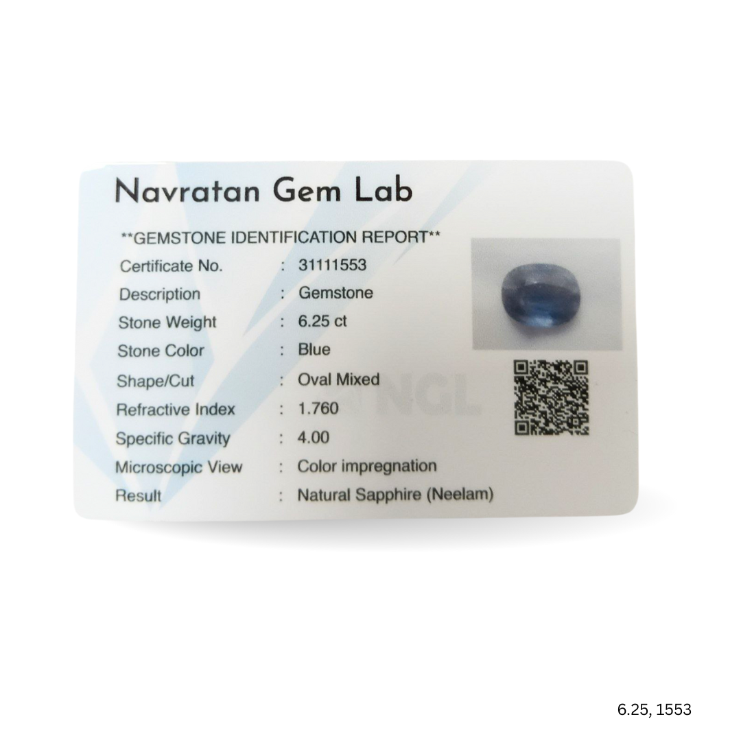 6.25 CARAT NEELAM (CARAT A)