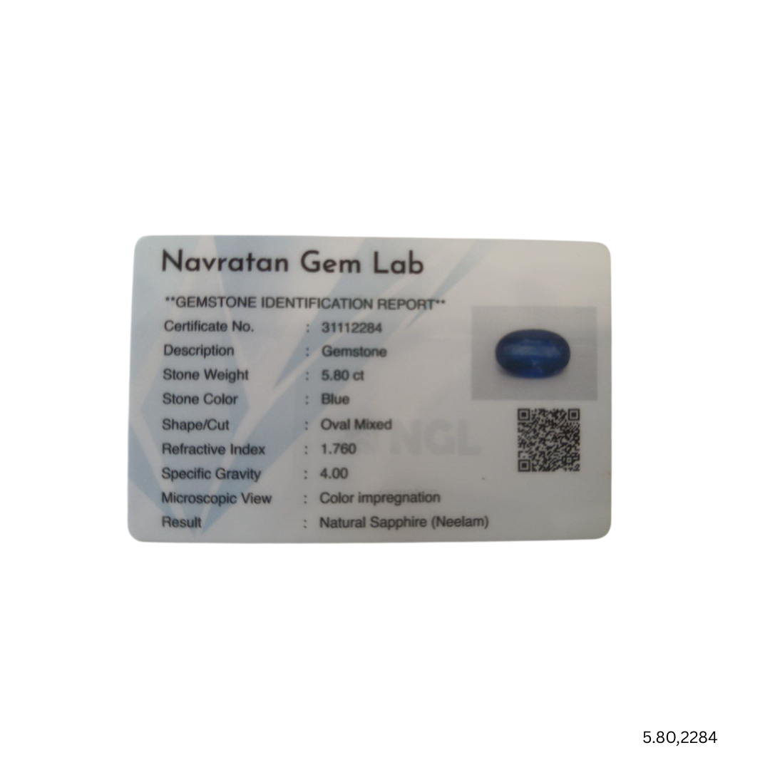 5.80 CARAT NEELAM (GRADE A)