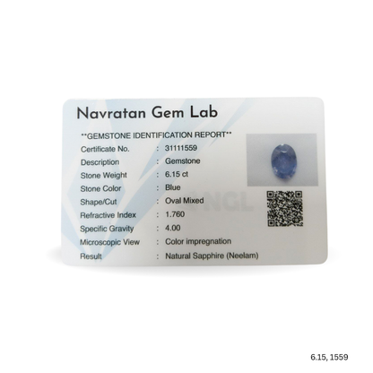 6.15 CARAT NEELAM (GRADE A)