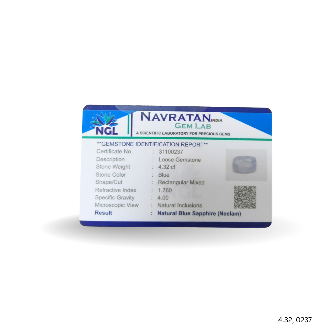 4.32 CARAT NEELAM (GRADE A)