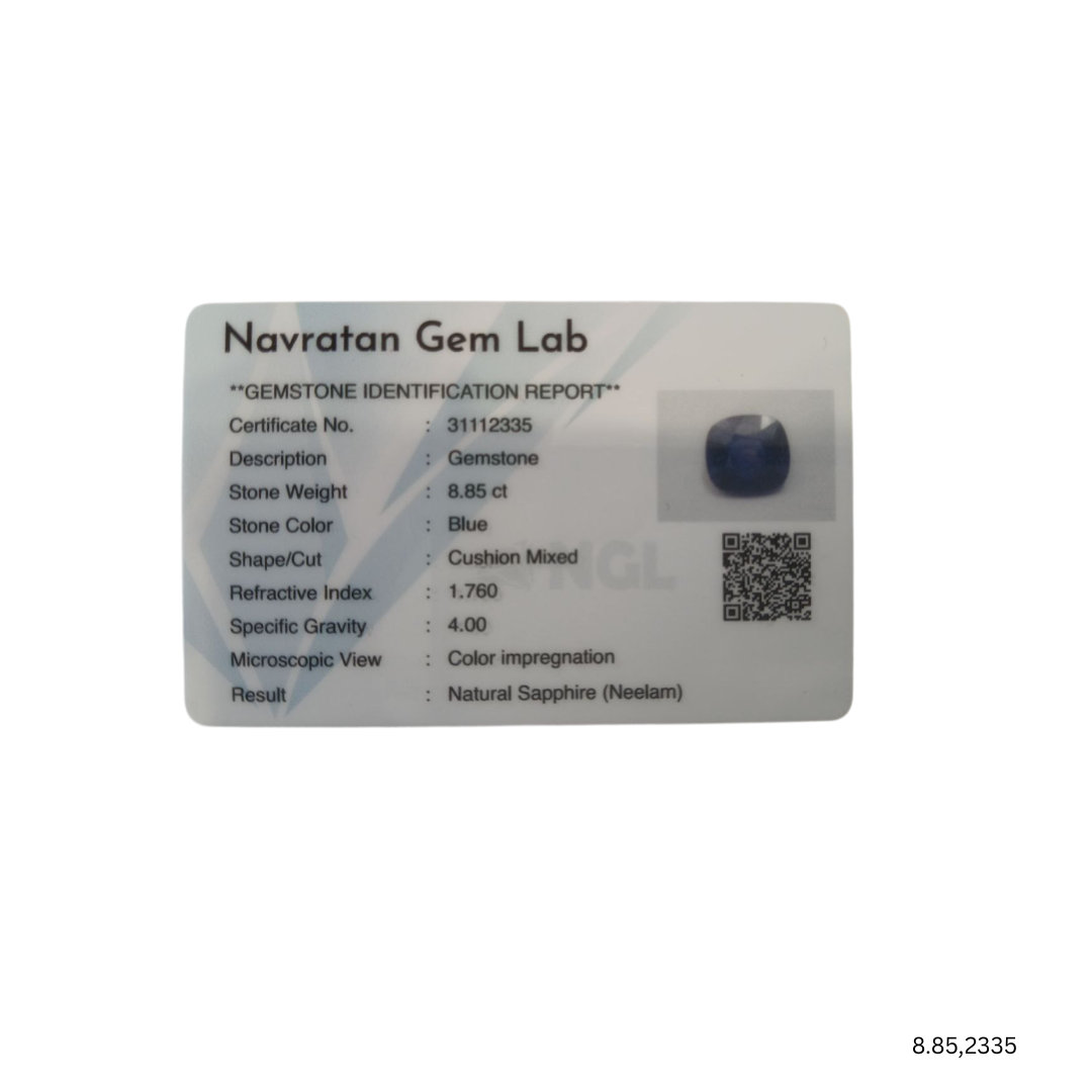 8.85 CARAT NEELAM (GRADE A)
