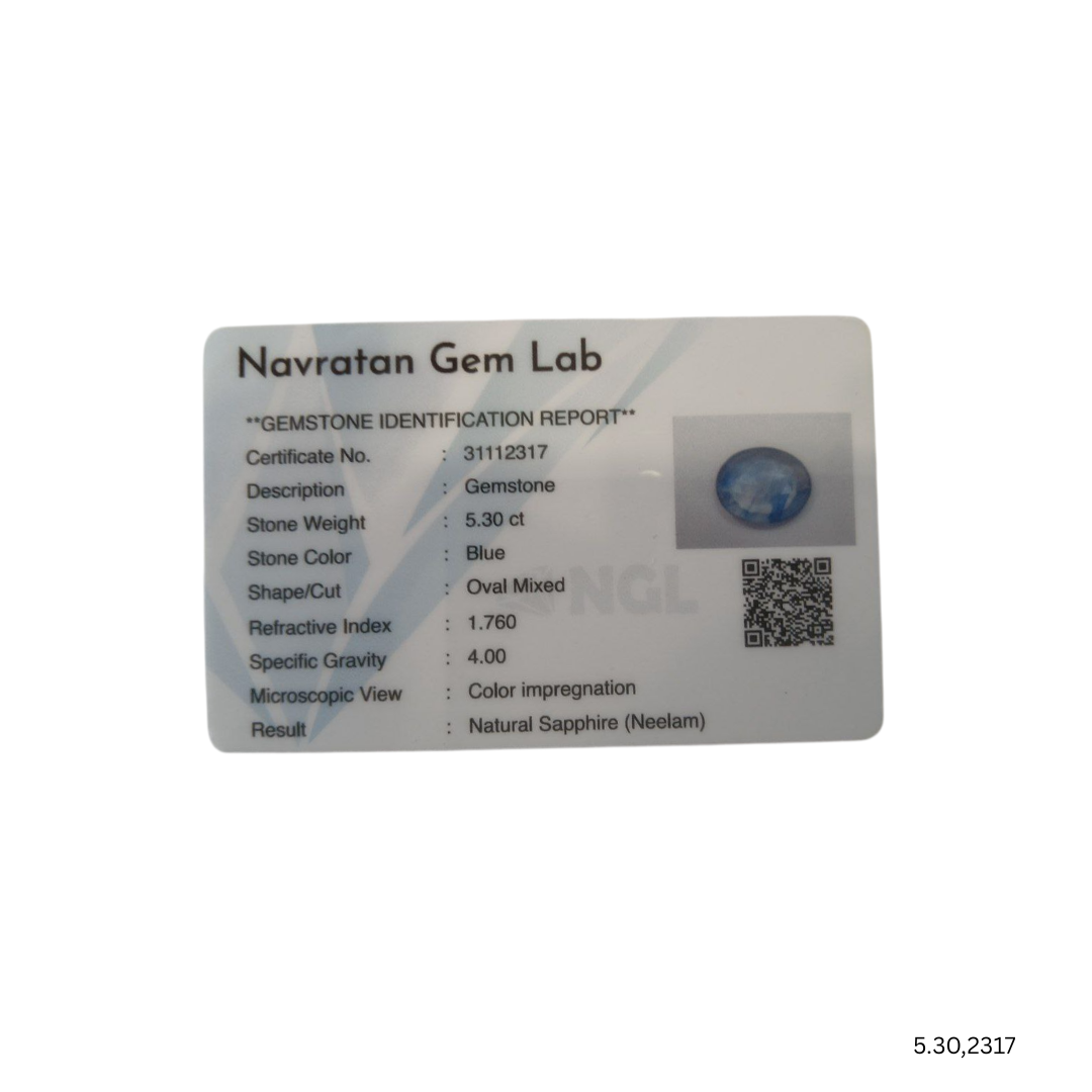 5.30 CARAT NEELAM (GRADE A)