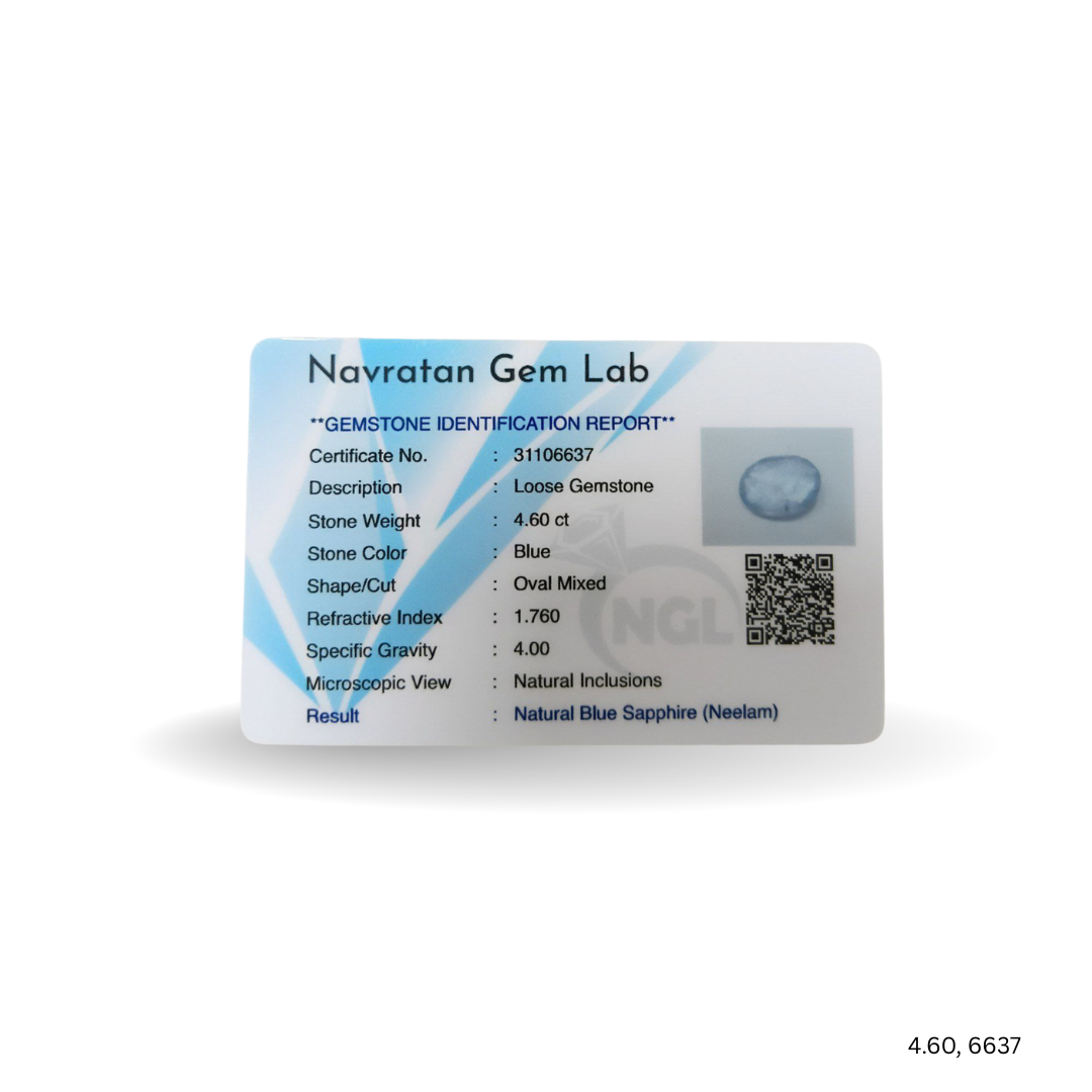 4.60 CARAT NEELAM (GRADE A)