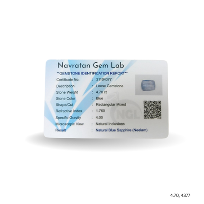 4.70 CARAT NEELAM (GRADE A)