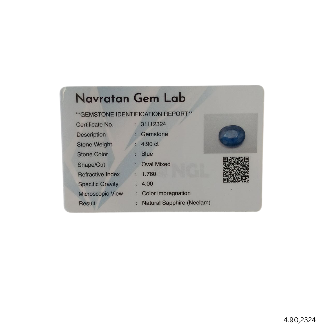 4.90 CARAT NEELAM (GRADE A)