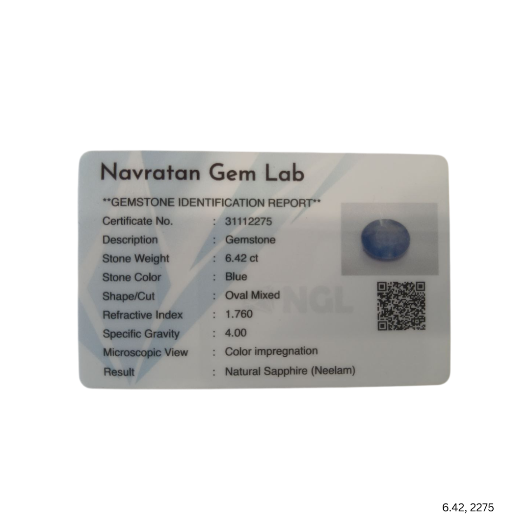 6.42 CARAT NEELAM (GRADE A)