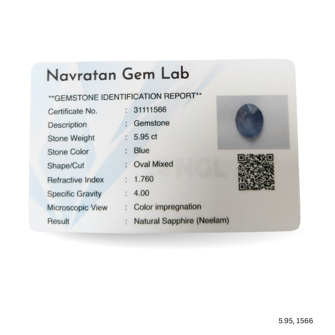 5.95 CARAT NEELAM (GRADE A)