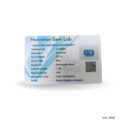 5.01 CARAT NEELAM (GRADE A)