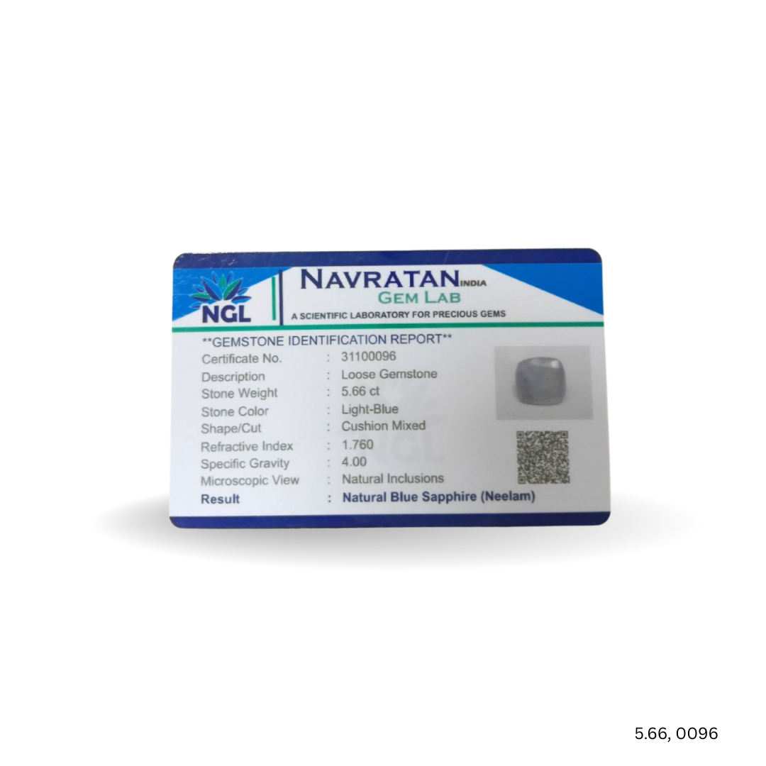 5.66 CARAT NEELAM (GRADE A)