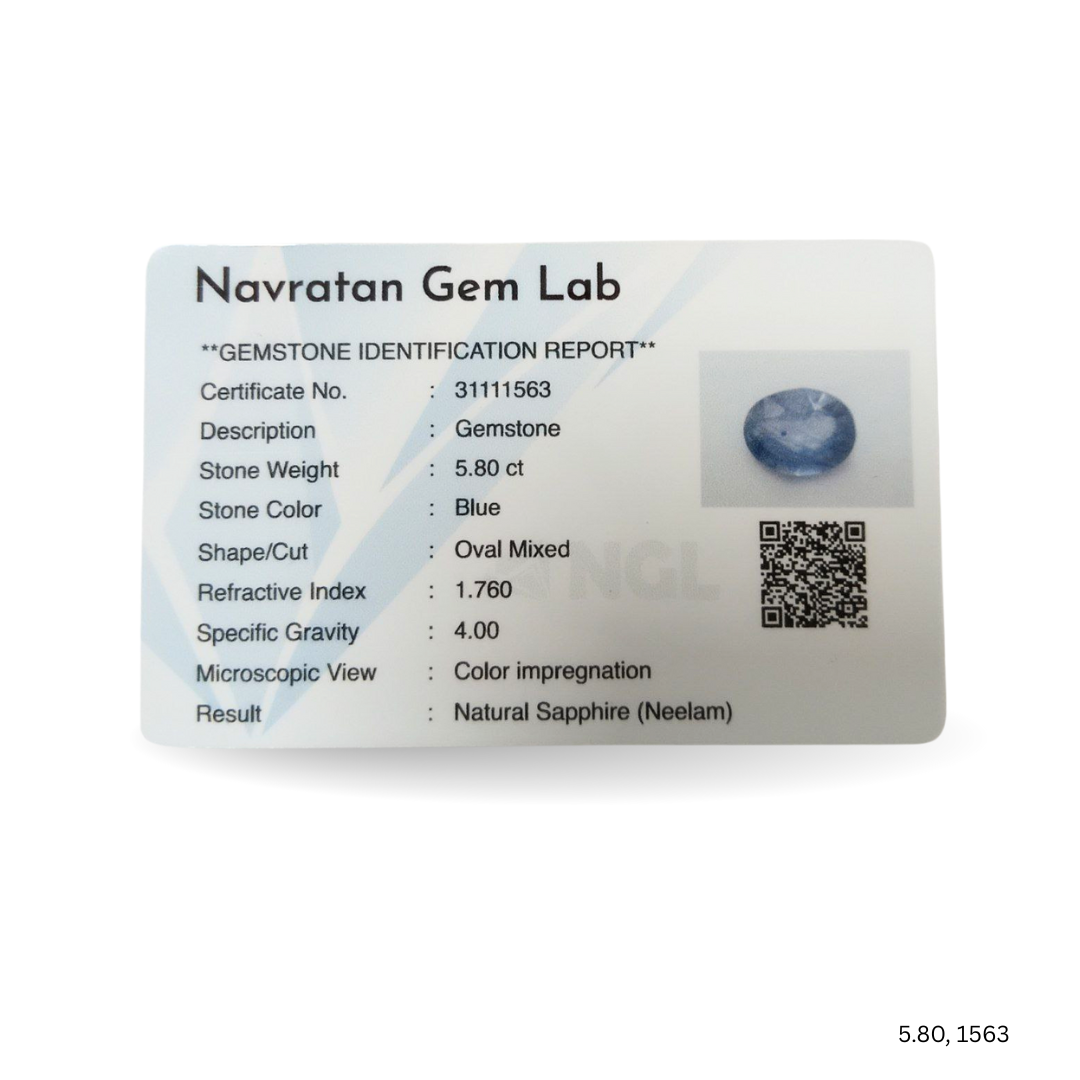 5.80 CARAT NEELAM (GRADE A)