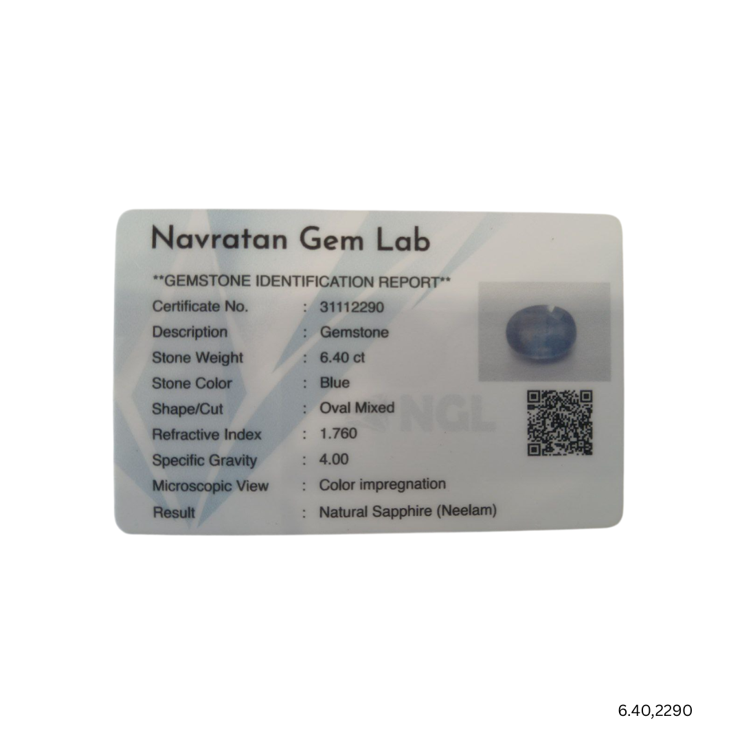 6.40 CARAT NEELAM (GRADE A)