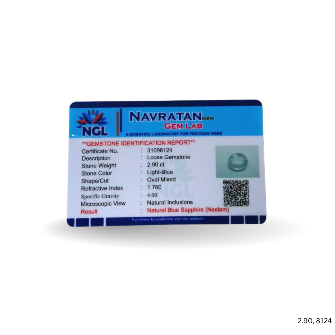 2.90 CARAT NEELAM (GRADE A)