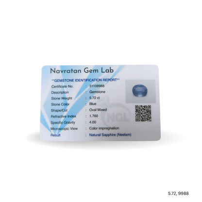 5.72 CARAT NEELAM (GRADE A)