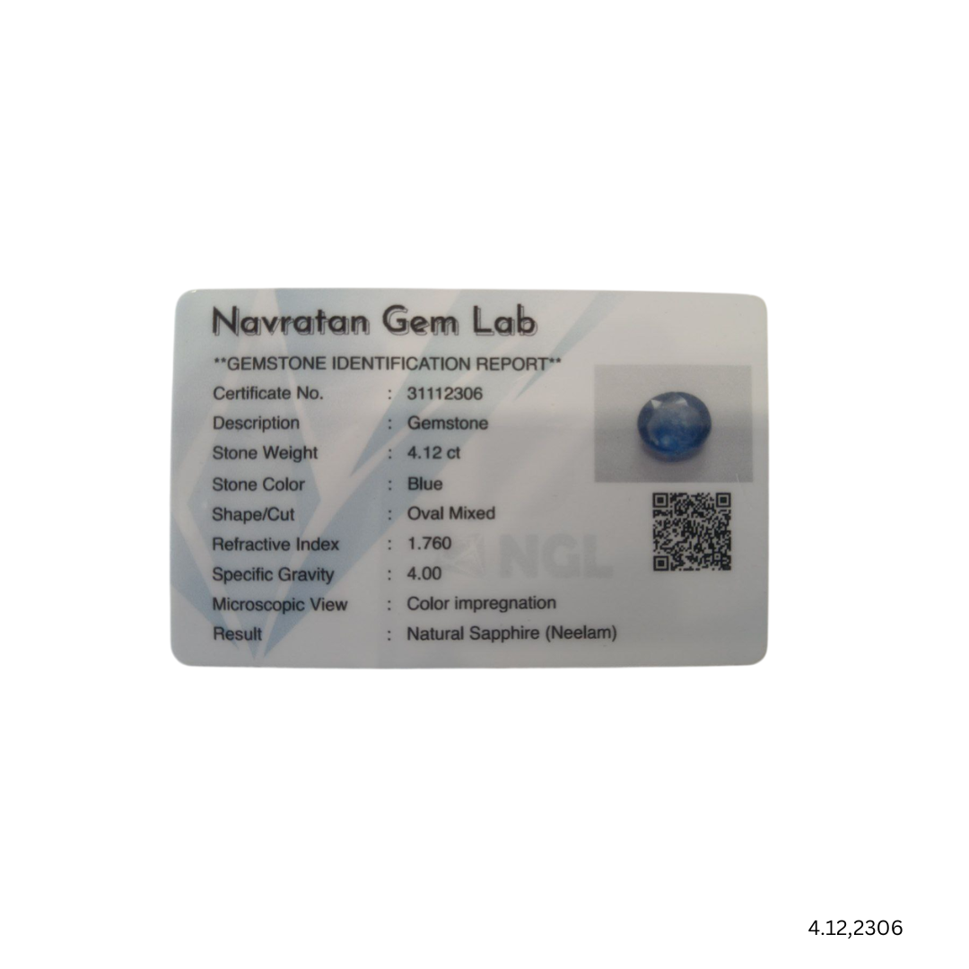 4.12 CARAT NEELAM (GRADE A)