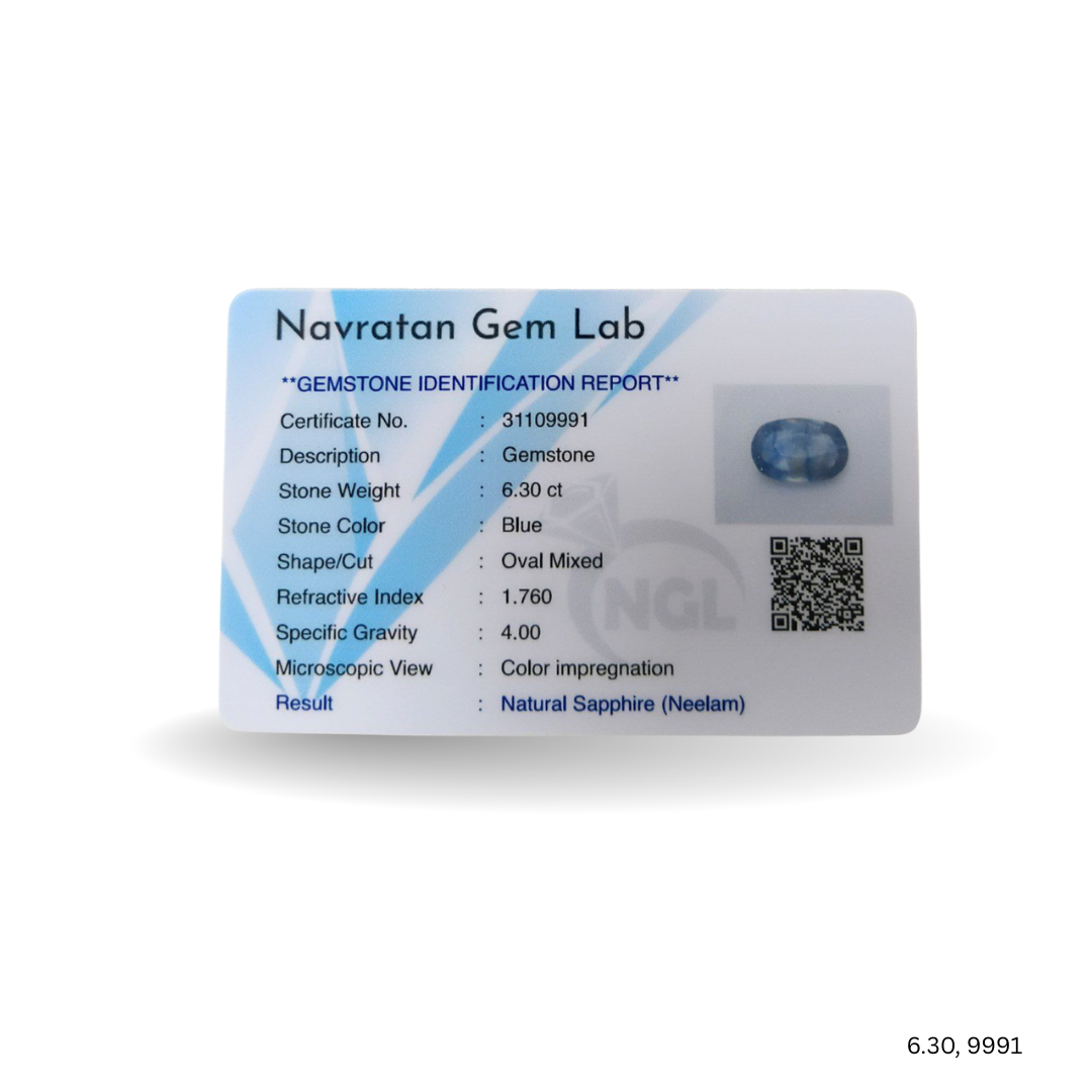 6.30 CARAT NEELAM (GRADE A)