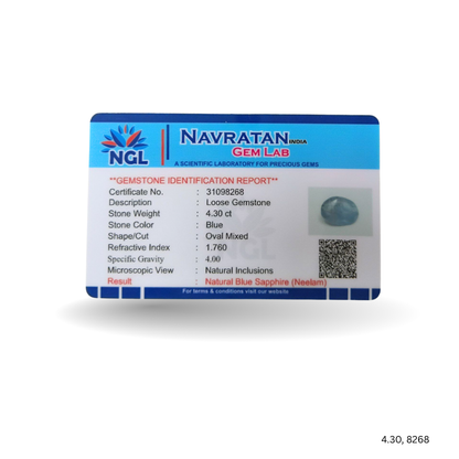 4.30 CARAT NEELAM (GRADE C)