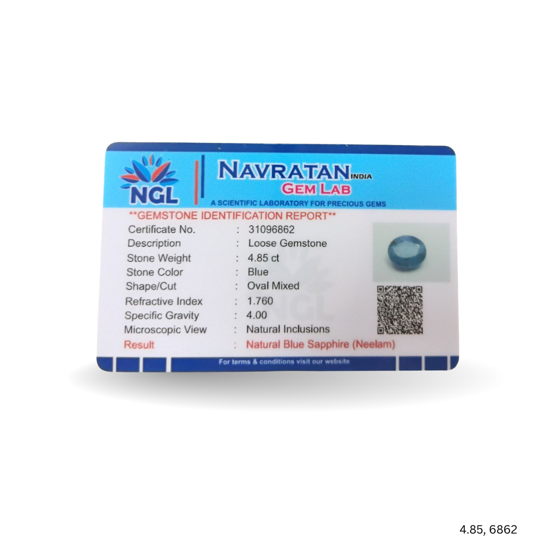 4.85 CARAT NEELAM (GRADE C)