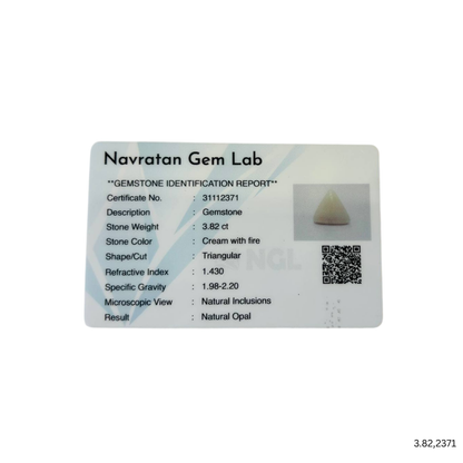 3.82 CARAT OPAL (GRADE A)