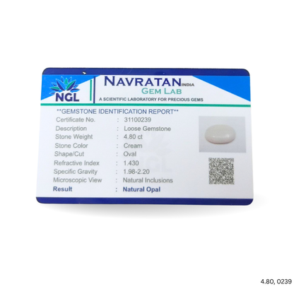 4.80 CARAT OPAL (GRADE B)