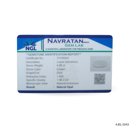 4.85 CARAT OPAL (GRADE B)