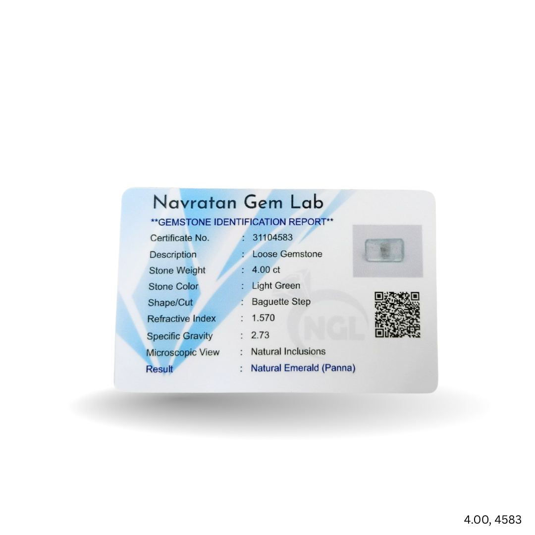 4.00 CARAT PANNA (GRADE A)