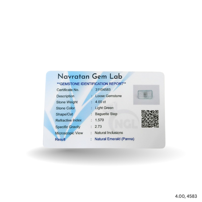 4.00 CARAT PANNA (GRADE A)