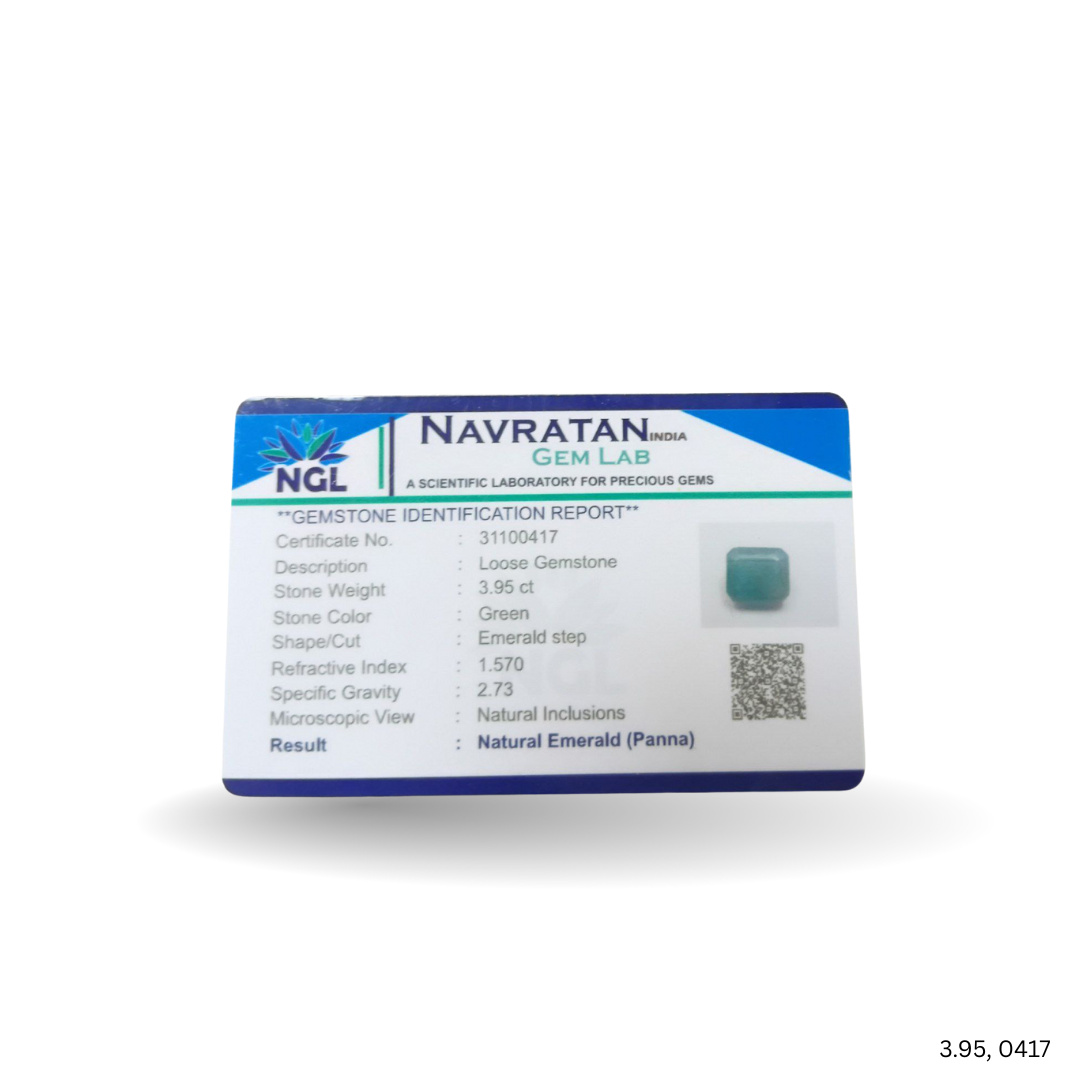 3.95 CARAT PANNA (GRADE A)