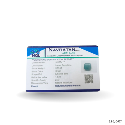 3.95 CARAT PANNA (GRADE A)