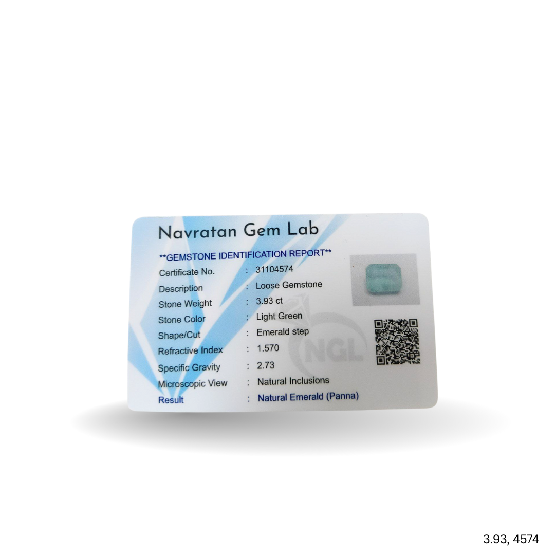 3.93 CARAT PANNA (GRADE A)