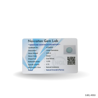 3.80 CARAT PANNA (GRADE A)