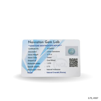 3.75 CARAT PANNA (GRADE A)