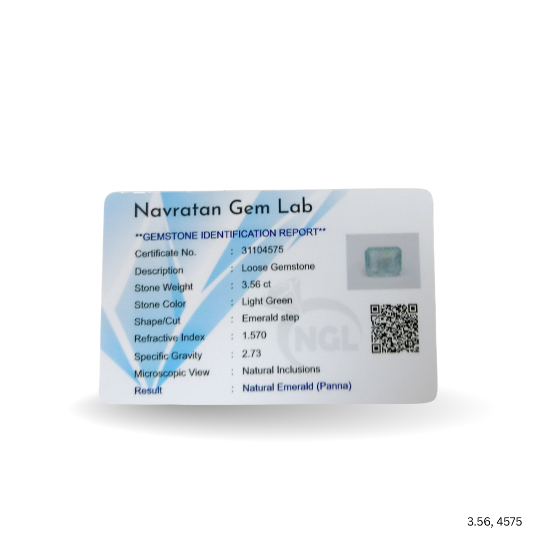 3.56 CARAT PANNA (GRADE A)