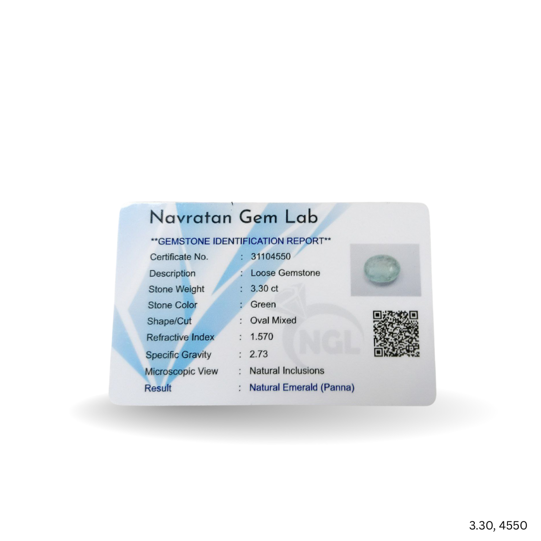 3.30 CARAT PANNA (GRADE A)