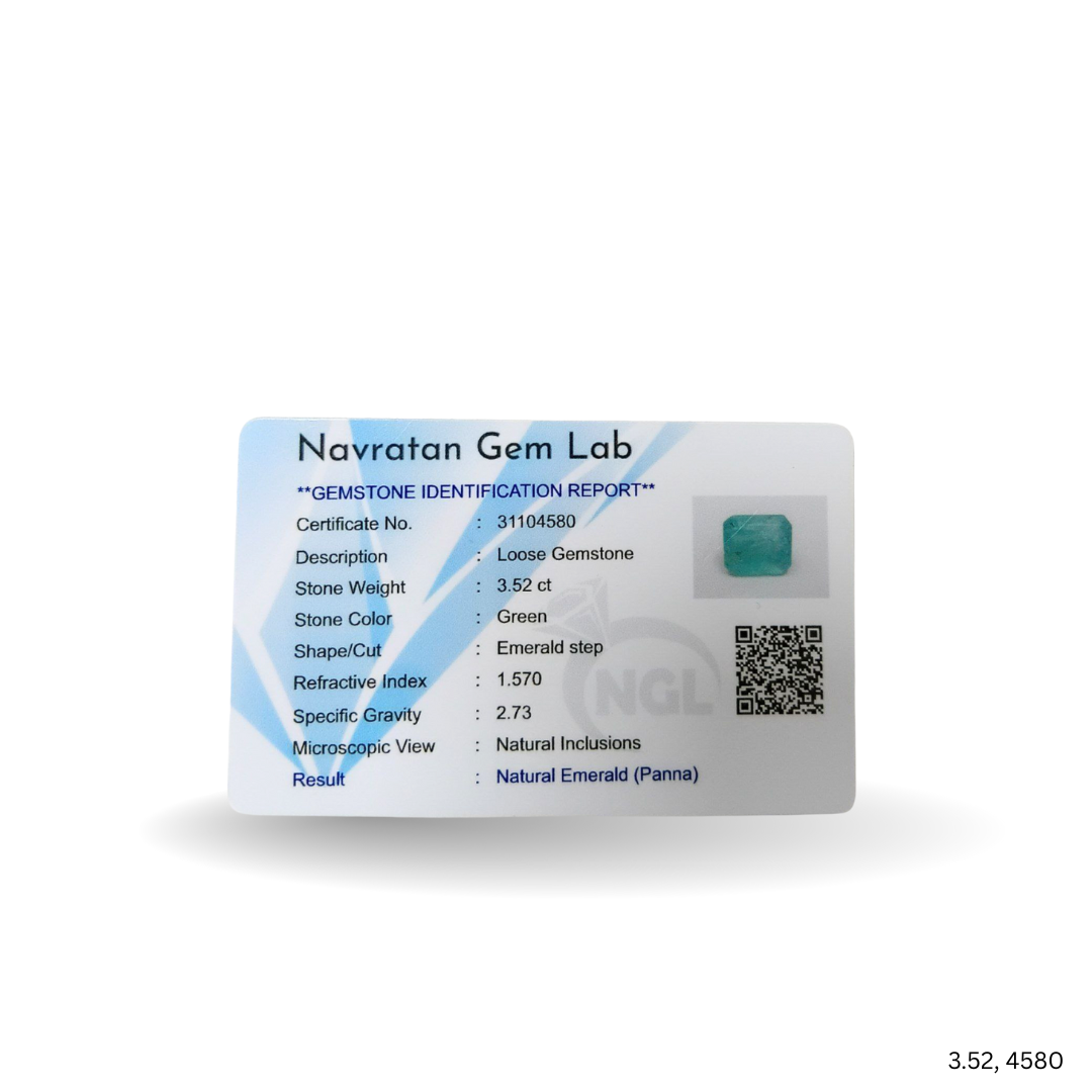 3.52 CARAT PANNA (GRADE A)