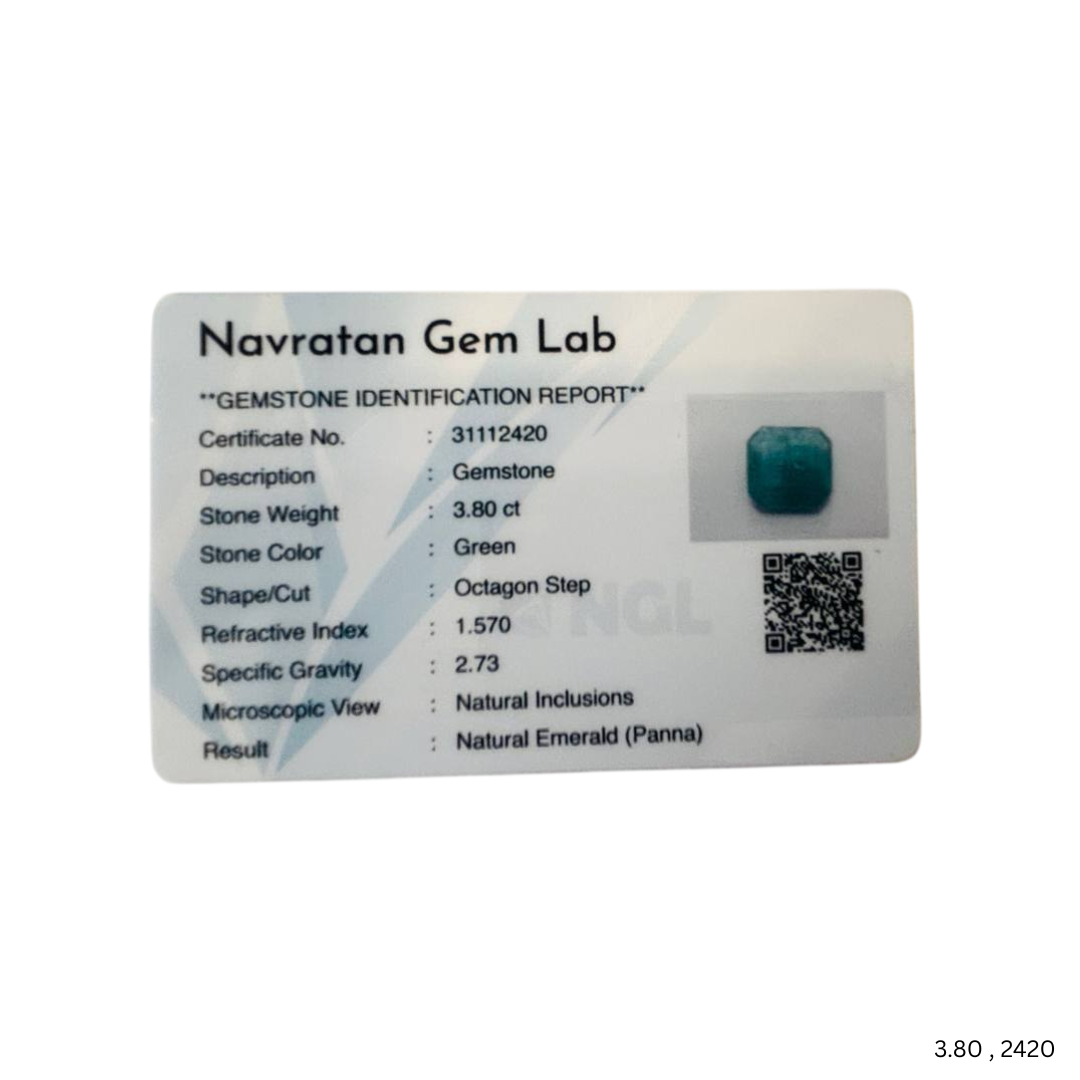 3.80 CARAT PANNA (GRADE A)