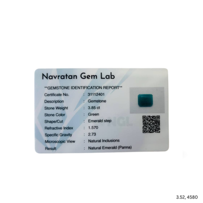 3.85 CARAT PANNA (GRADE A)