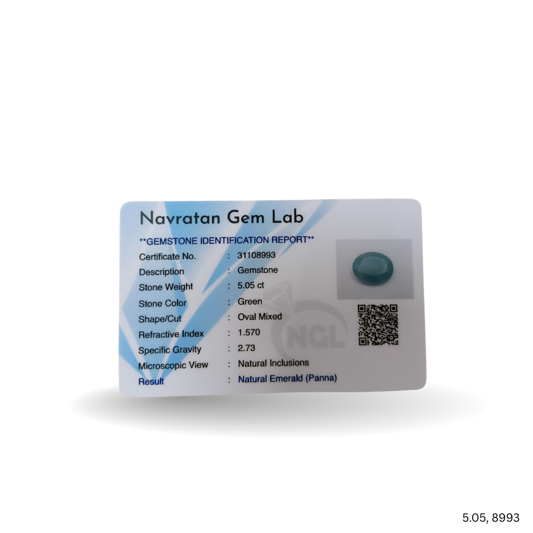 5.05 CARAT PANNA (GRADE A)