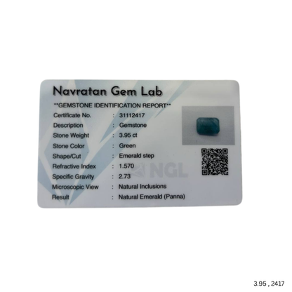 3.95 CARAT PANNA (GRADE A)