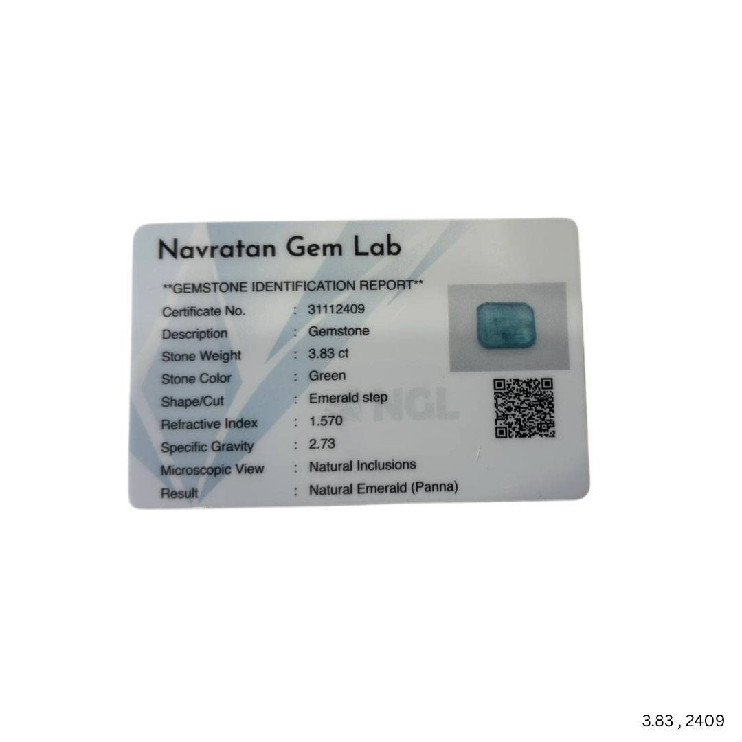 3.83 CARAT PANNA (GRADE A)