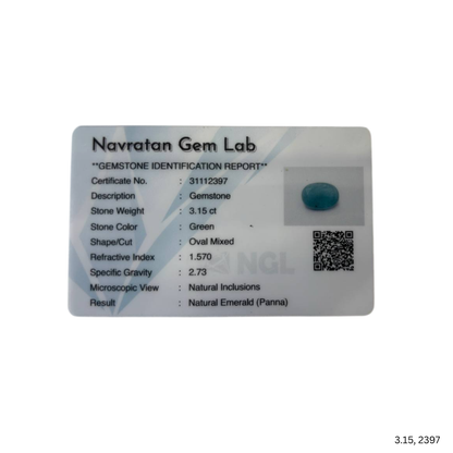 3.15 CARAT PANNA (GRADE A)