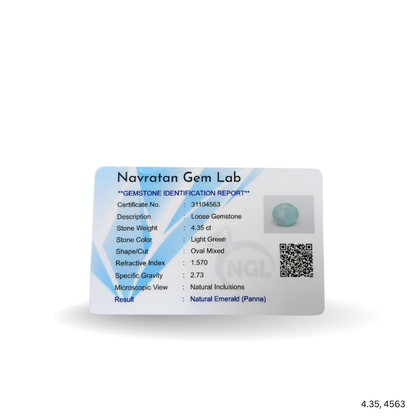 4.35 CARAT PANNA (GRADE A)