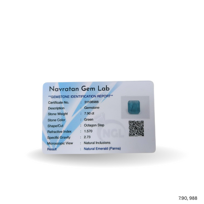 7.90 CARAT PANNA (GRADE A)