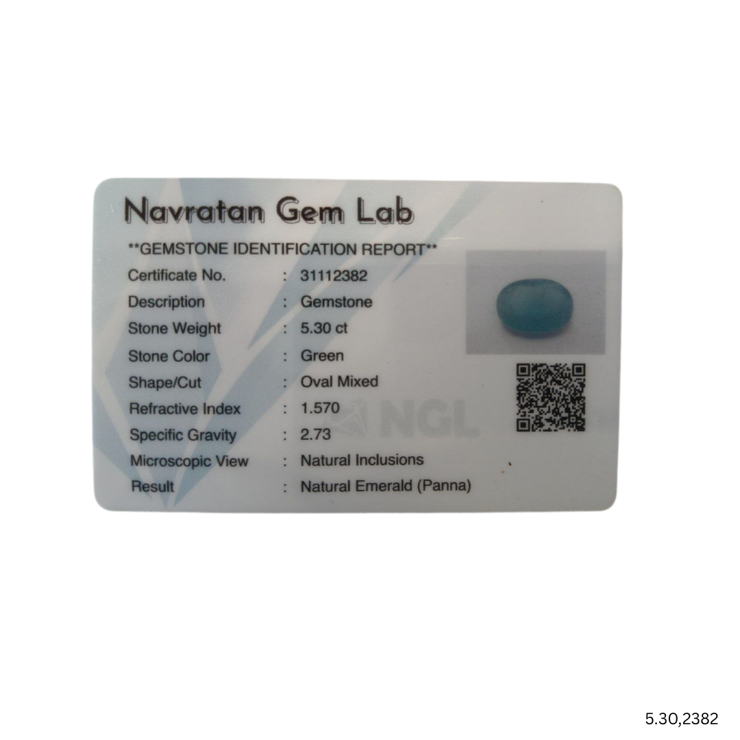 5.30 CARAT PANNA (GRADE A)