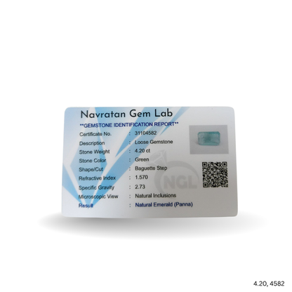 4.20 CARAT PANNA (GRADE A)