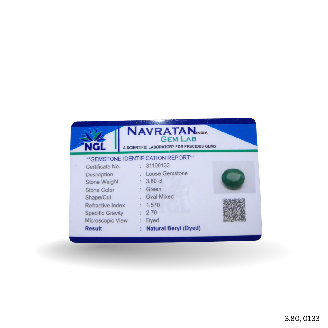 3.80 CARAT PANNA (GRADE C)