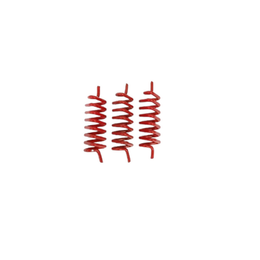 Red clockwise spring