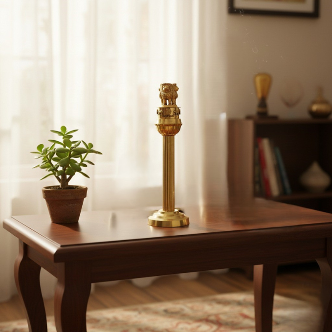 Brass Ashoka Pillar