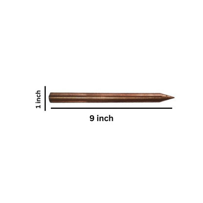 Copper rod  "9" inches