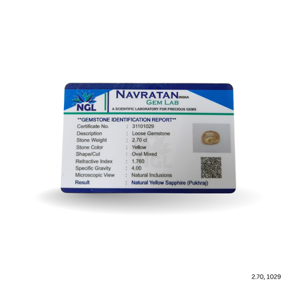 2.70 CARAT PUKHRAJ (GRADE A)